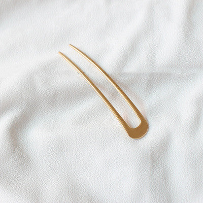 Temperament simple u-shaped hair bun