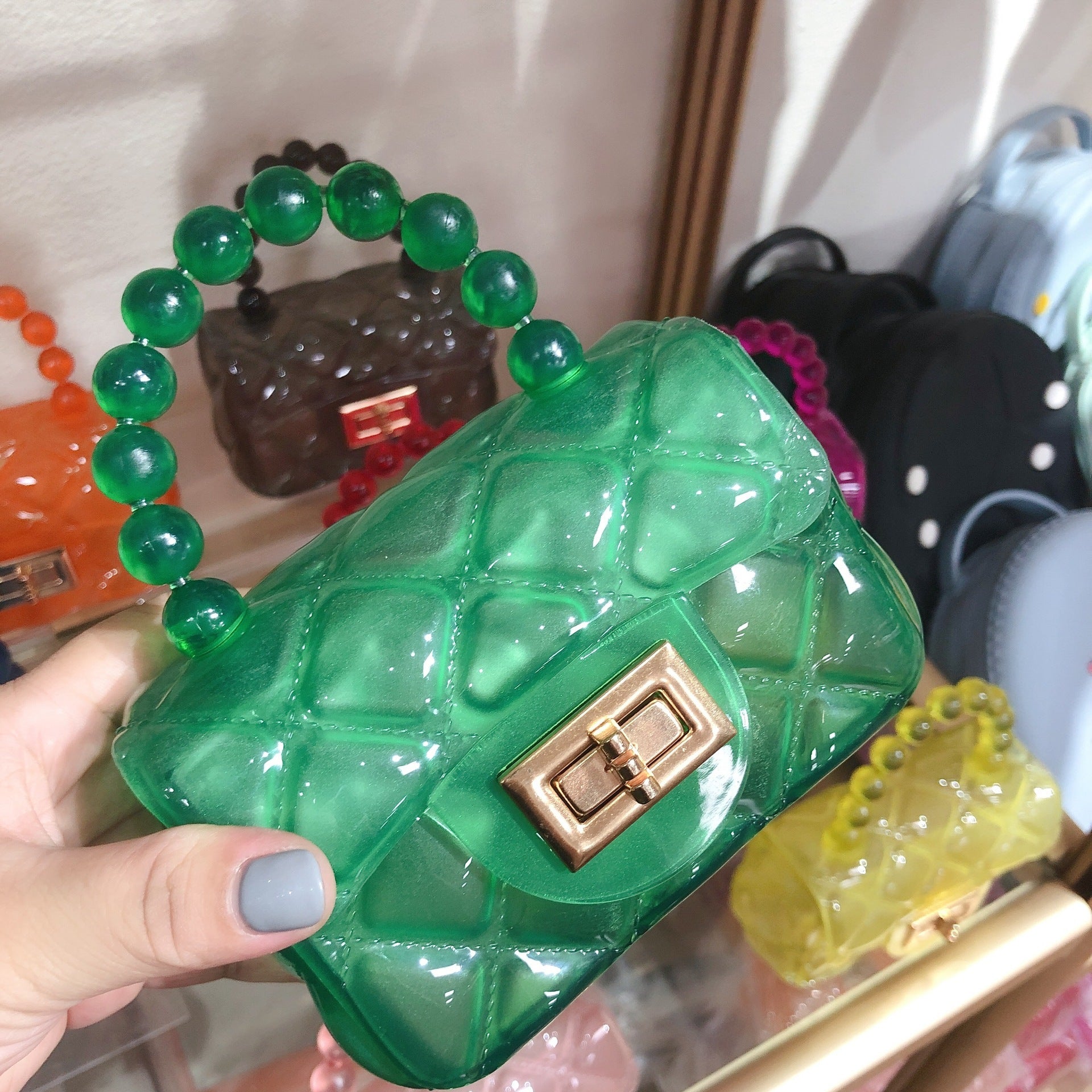 All-match Diamond Chain Transparent Jelly Pack