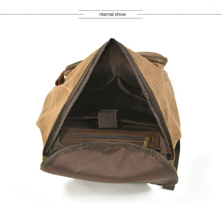 Men's canvas shoulder bag