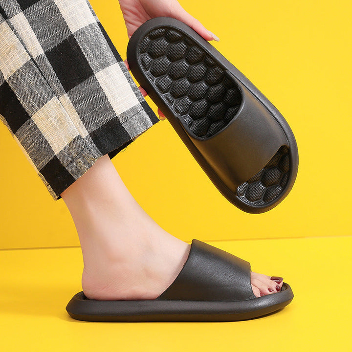 Summer Slippers Foot Massage Design Shoes Women Bathroom Slippers Hanzuva