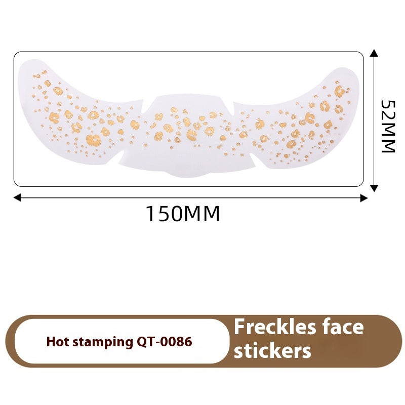 Freckle Tattoo Sticker Hot Gold And Silver