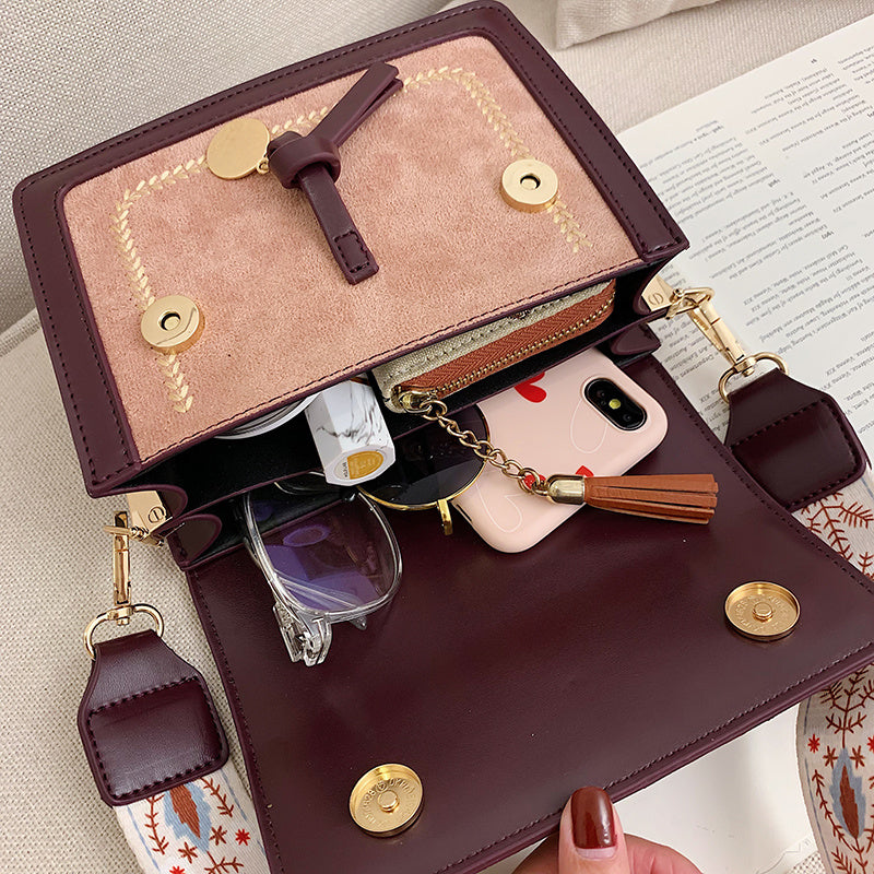 The New Fashion Hit Color Crossbody Small Square Bag Hanzuva