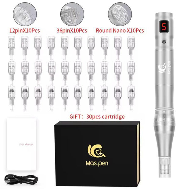 Spiral Mouth Electric Microneedle Nano Microneedle Guide Hanzuva