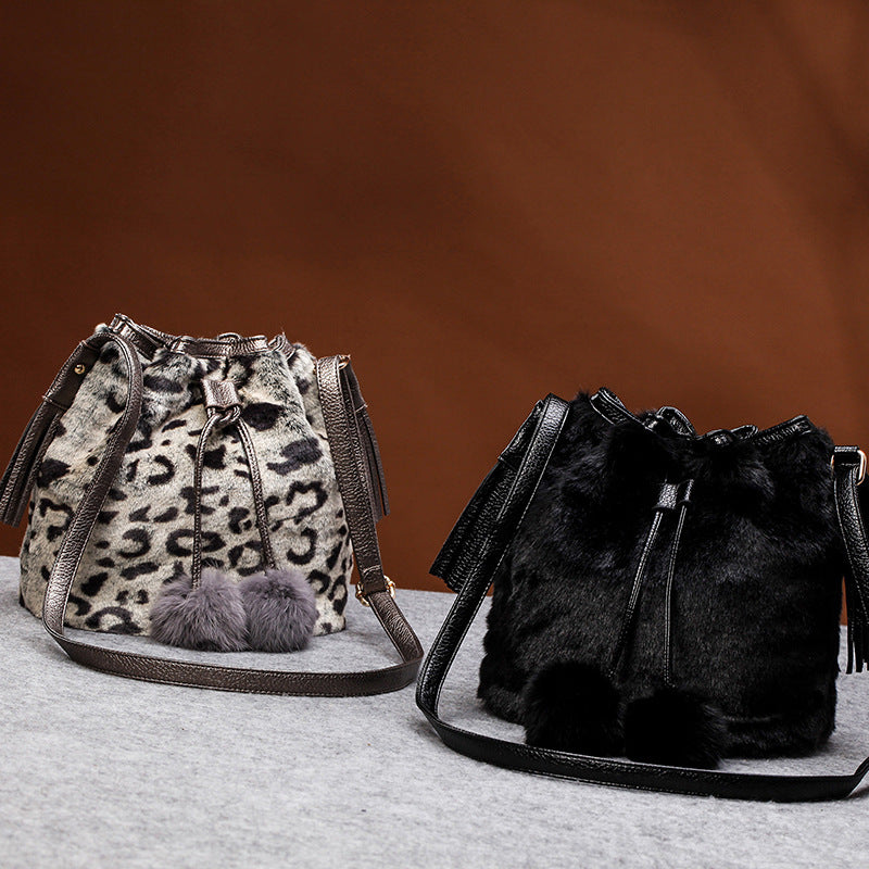 Leopard bucket bag Hanzuva