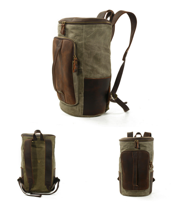 Men's canvas shoulder bag