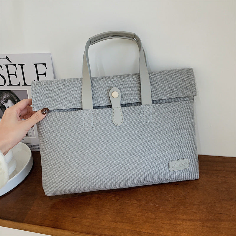 Women's Casual Fashion Solid Color Canvas Tote Bag