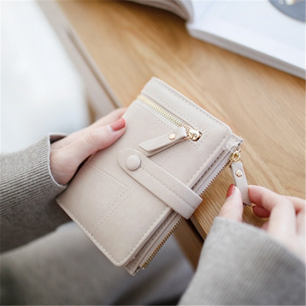 Zipper buckle 2 fold clutch Hanzuva