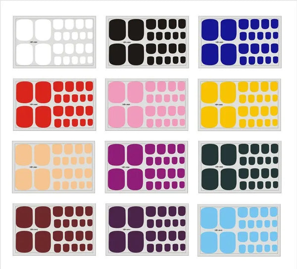 Finished foot nail stickers Hanzuva