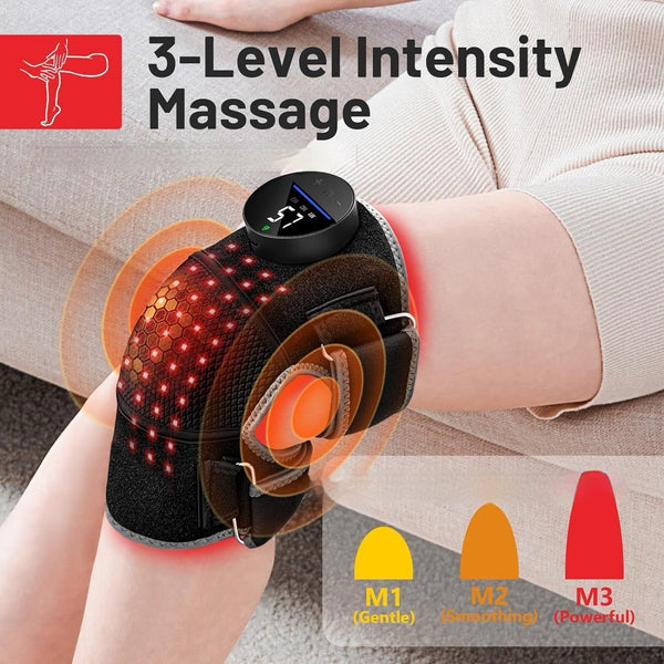 LED Real Red Light Knee Pad Shoulder Pad Red Light Physiotherapy Hot Compress Hanzuva