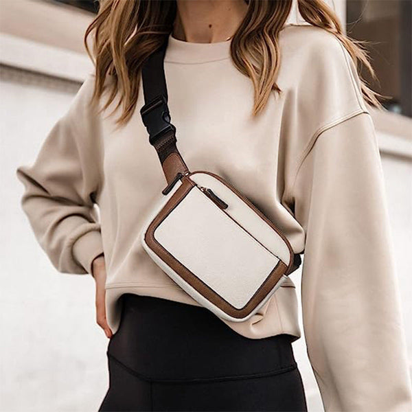 Fashion Chest Bag Artificial Leather Women's Pocket Bags Hanzuva