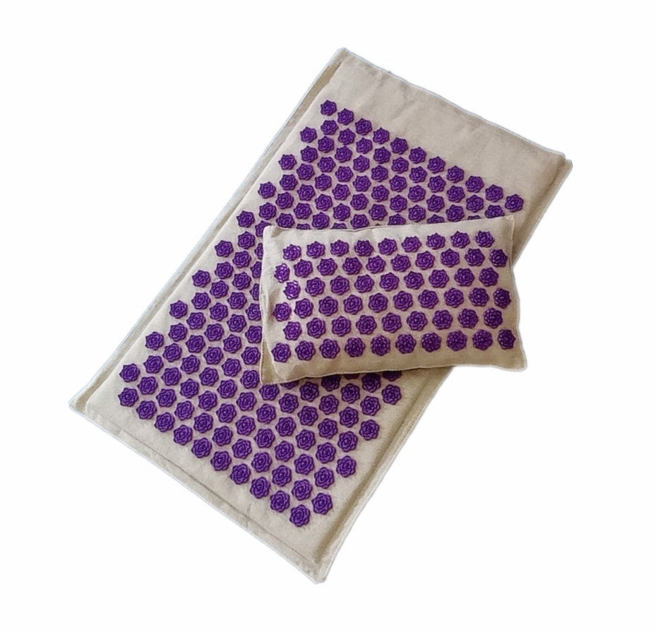 Fashion Lotus Coconut Palm Acupuncture Mat Buckwheat Massage Cushion
