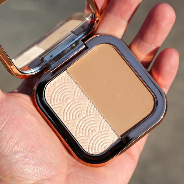 Two-tone Highlight Bronzing Powder Hanzuva