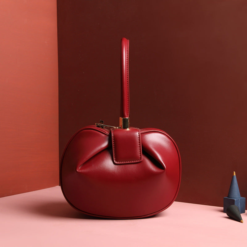 Leather handbags fashion dumplings handbag Hanzuva