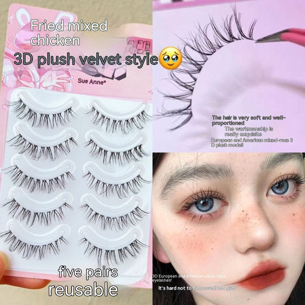 Messy Smoky Thick False Eyelashes Hanzuva