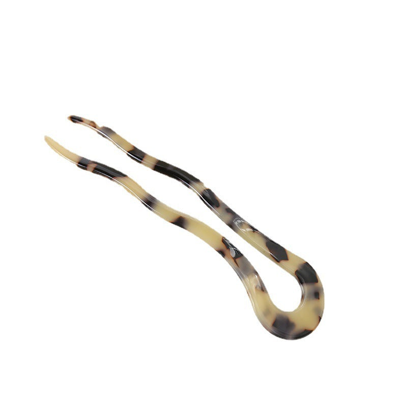 Acetate U-shaped Twist Hairpin Simple