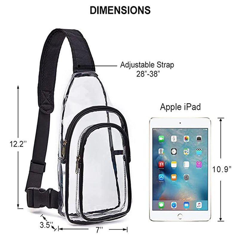 Fashion Personality PVC Transparent Single-shoulder Bag