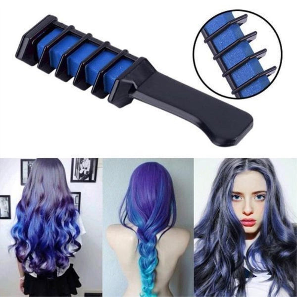 Temporary Mini Disposable Crayons Hair Color Dyeing Mascara Dye Chalk Box With Brush Hanzuva