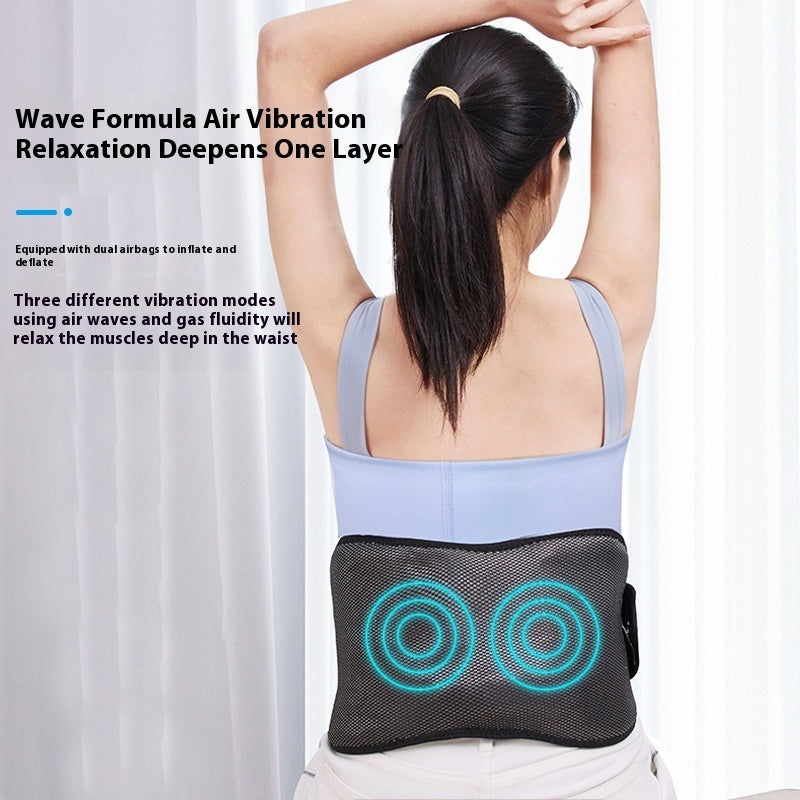 Air Pressure Heating Vibrating Belt Massage Instrument Convenient Slipped Discs Physiotherapy Instrument