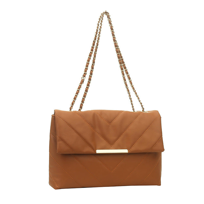 Simple Portable Casual Fashion Crossbody Diamond Embroidery Thread Chain Bag