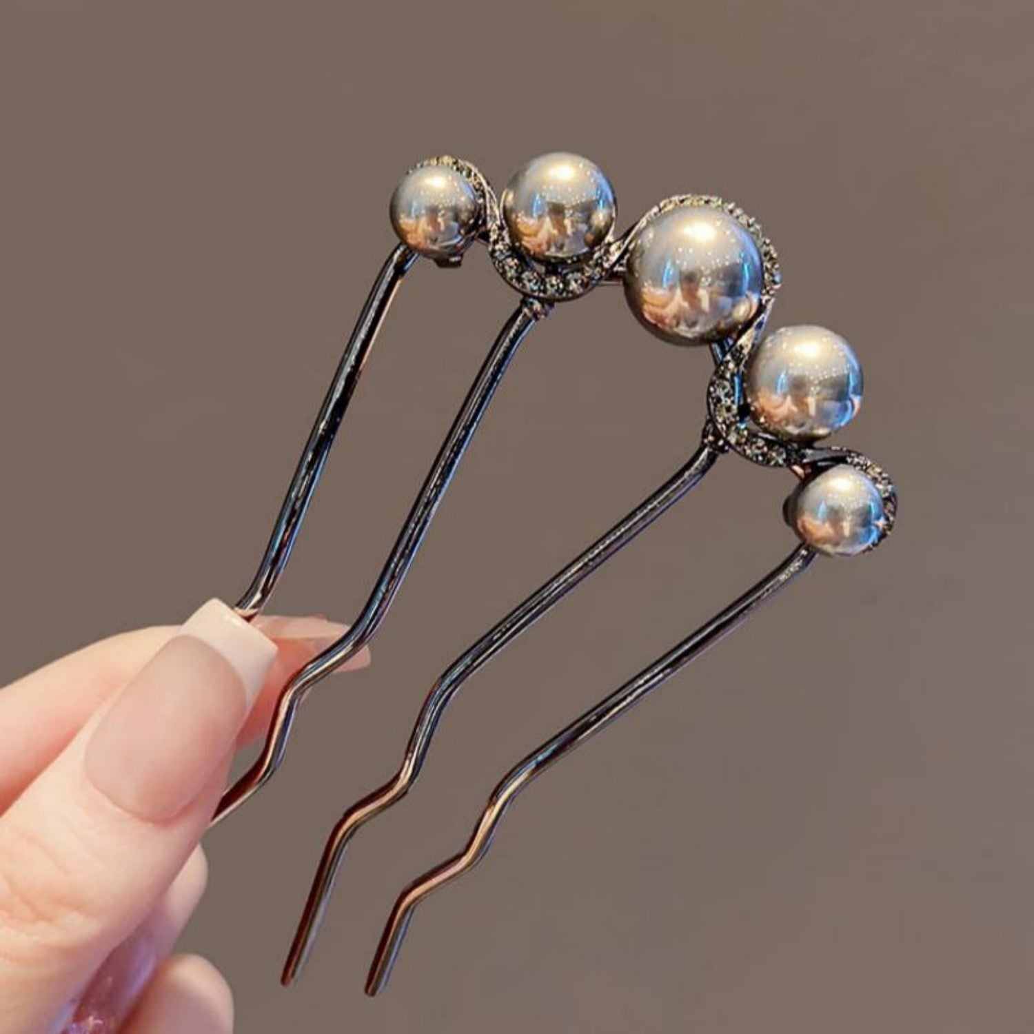 Pearl U-shaped Hairpin With A High-end Feel