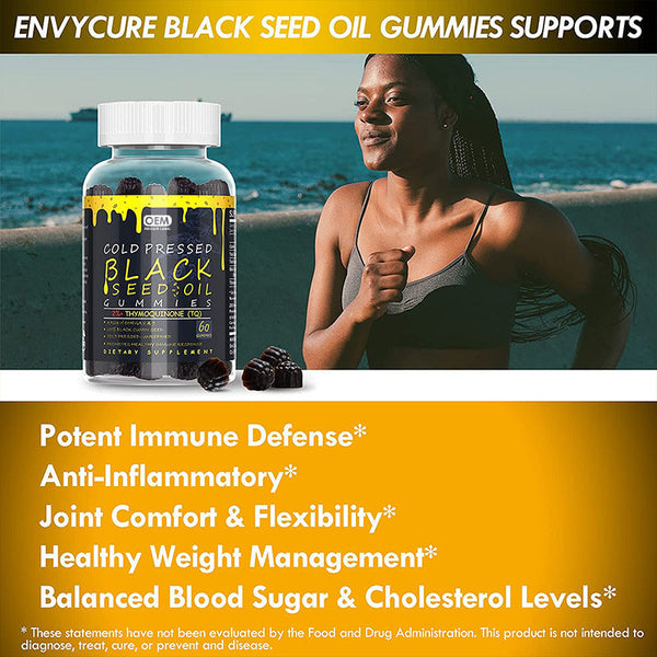 Hair Vitamin Black Seed Oil Gummy Bear Hanzuva
