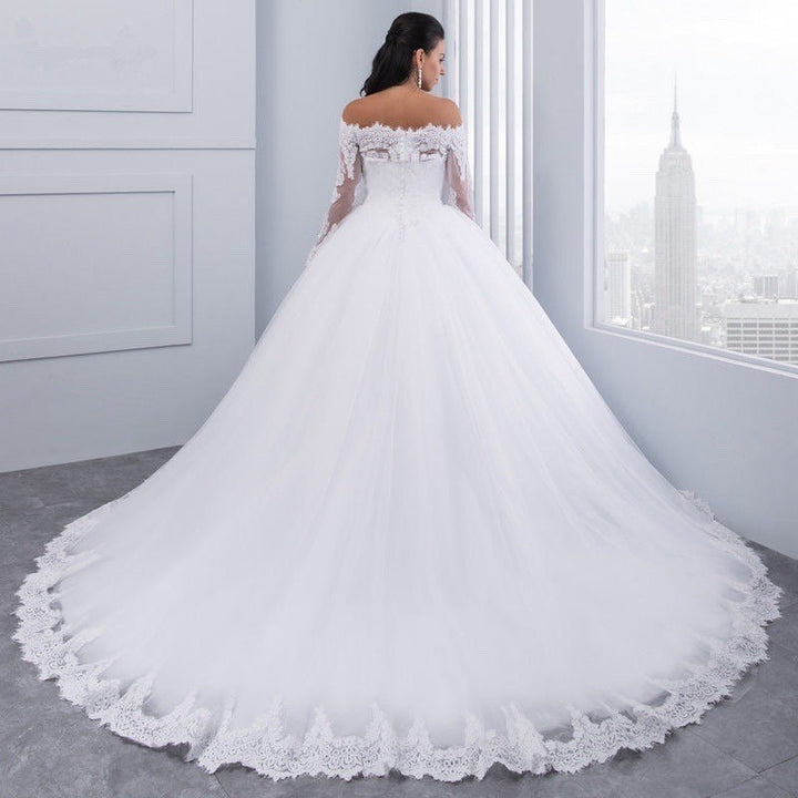 Wedding Bridal Wedding Lace Large Tail Hanzuva
