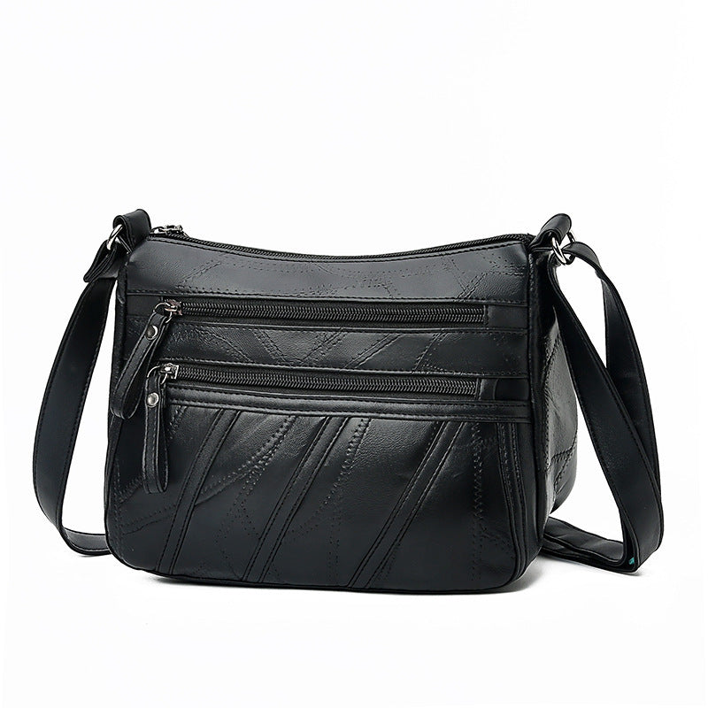 Women's New Soft Leather One Shoulder Messenger Bag