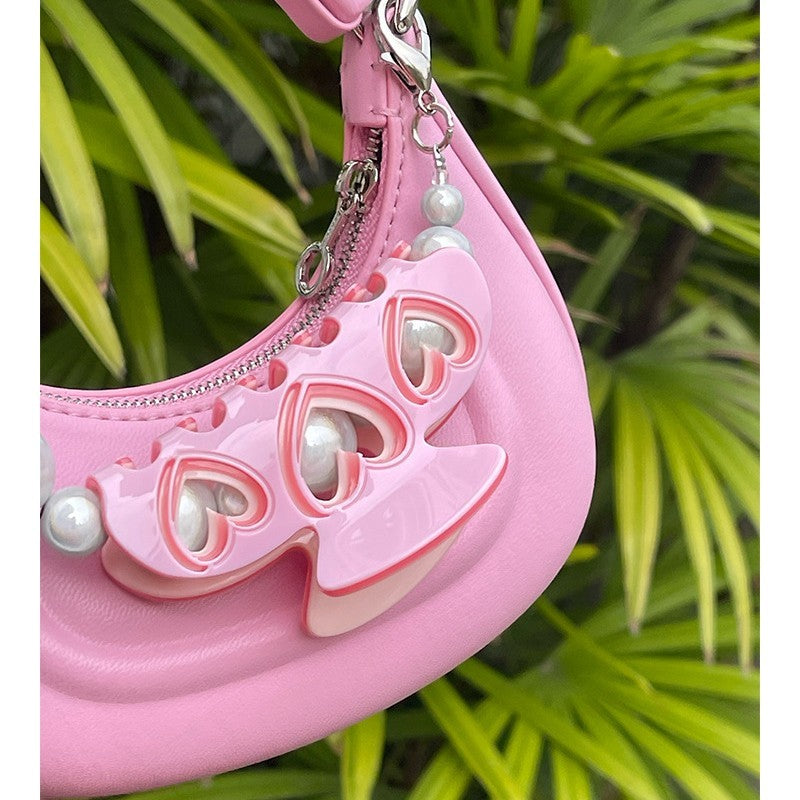Cute Hollow Girl Heart Grip