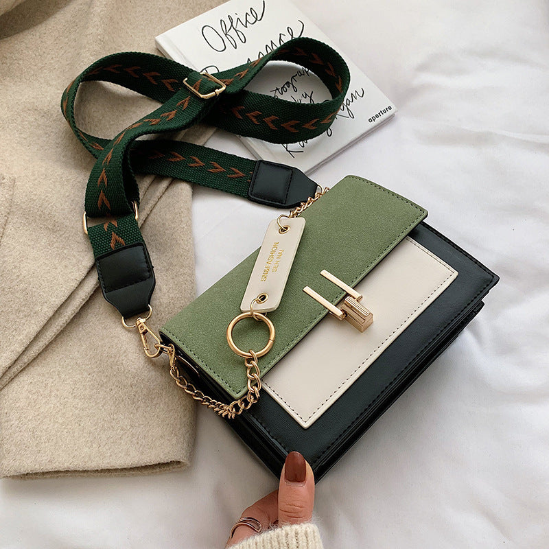 Korean fashion matte shoulder bag small square bag Hanzuva