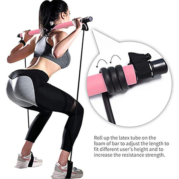 Stretching Pilates Stick Yoga Home Stretch Training Puller Multifunctional Fitness Stick Hanzuva