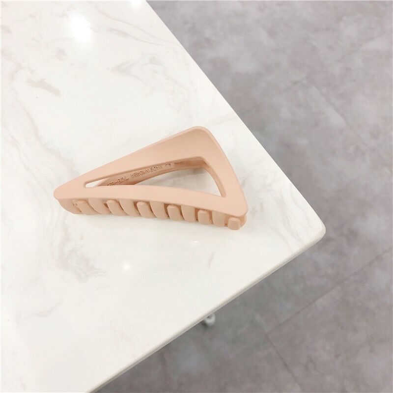 Retro ins wind frosted texture color plastic hairpin new