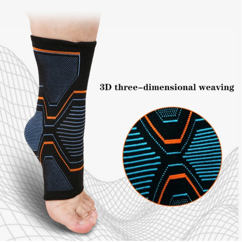 Nylon compression protects ankles