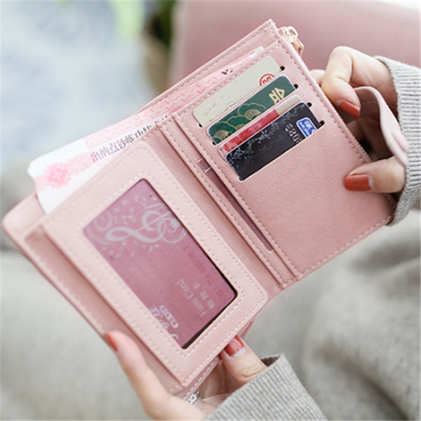Zipper buckle 2 fold clutch Hanzuva