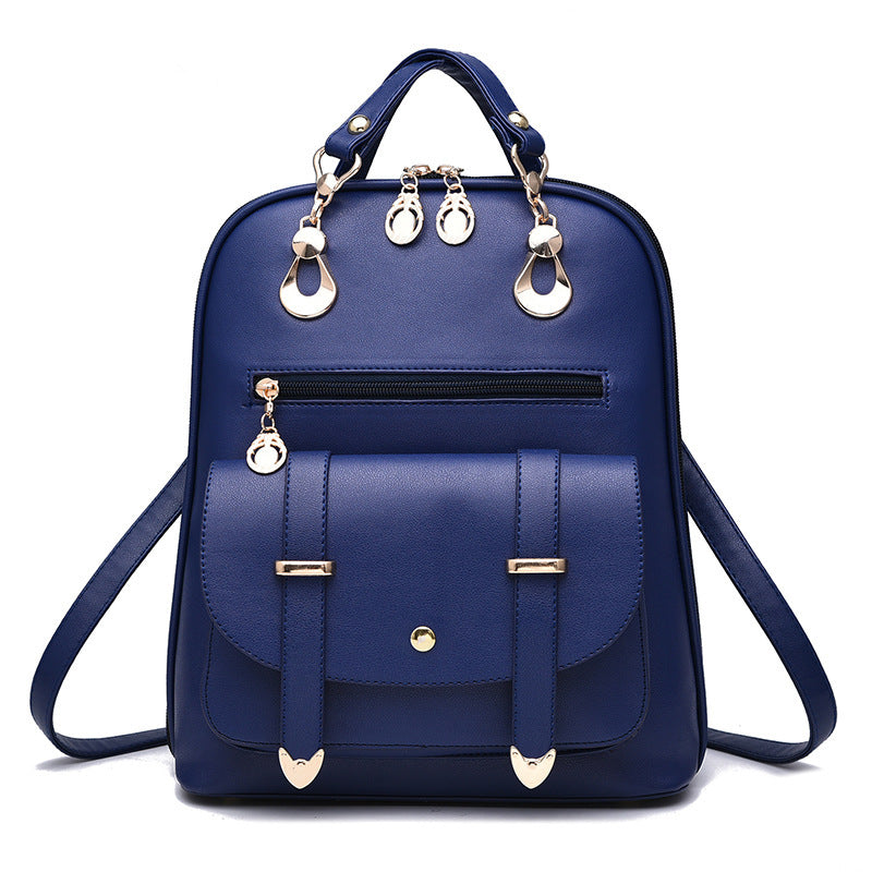 Female bag fashion PU leather dual-use backpack Hanzuva