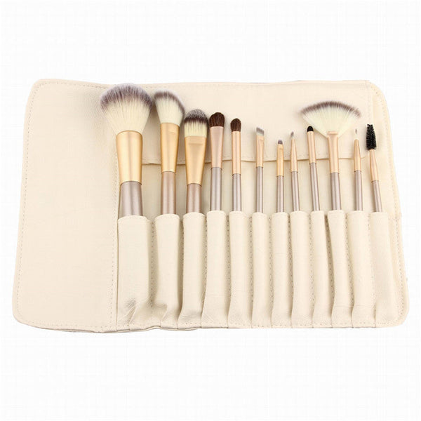 Spot Detonating 121824, White Make-up, White Make-up Brush, 24 Make-up And Brush Suits For Portable Beauty And Makeup Tools Hanzuva