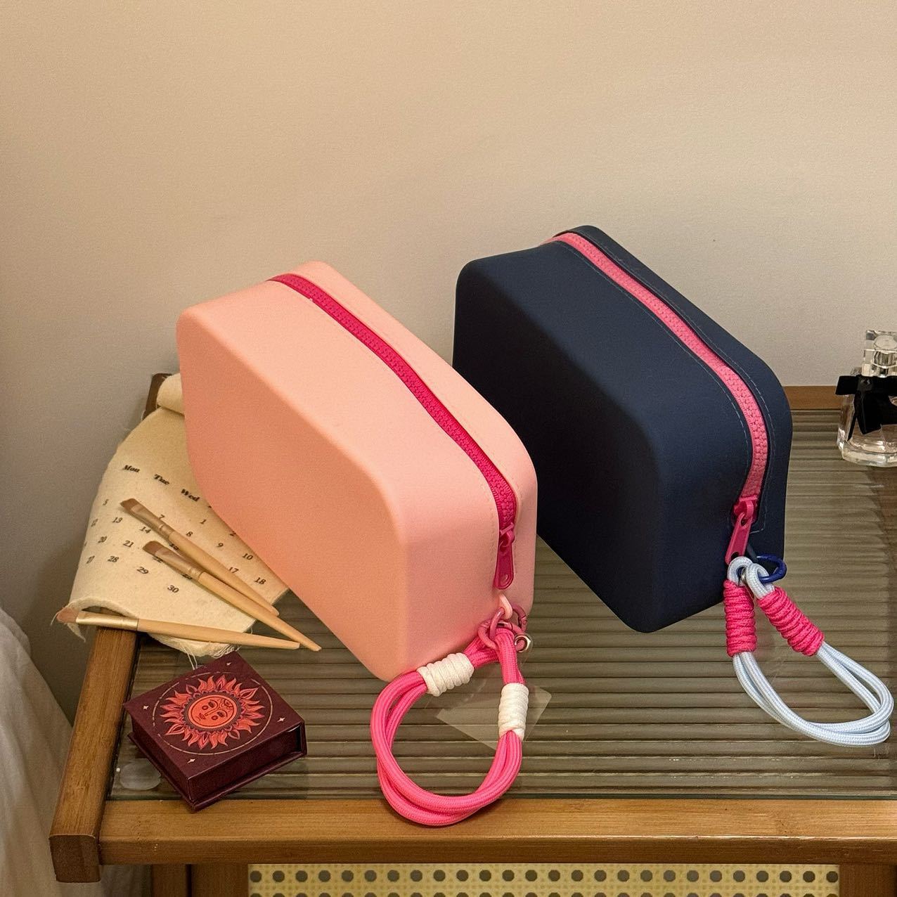 Silicone Cosmetic Bag Large Capacity Portable Waterproof