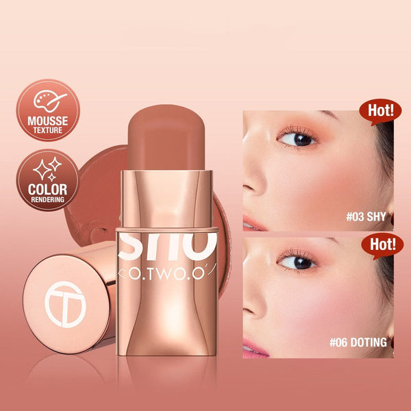 Vital Smooth Blush Cream Toning And Brightening Natural Nude Blush Stick Hanzuva