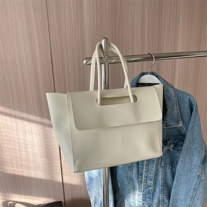 Fashion Women Shoulder Bags Large Capacity Handbags Simple Retro Tote Bags Solid Color Famous Brand High Quality Bags Hanzuva