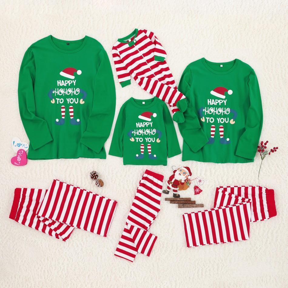 Homewear Pajamas Set Christmas Doll Print Hanzuva