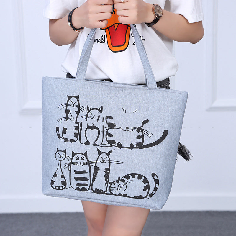 Ladies shoulder canvas bag Hanzuva