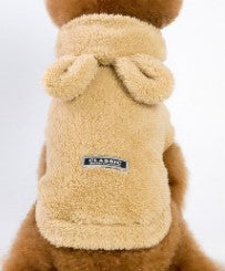 Small dog warm cartoon warm clothes