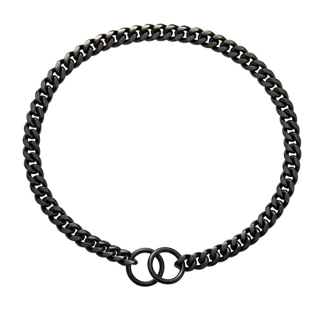 Small And Medium Sized Pet Dog Leash Stainless Steel Encrypted Collar