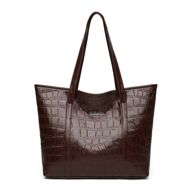 Vintage Leather Large Capacity Shoulder Bag For Women Hanzuva