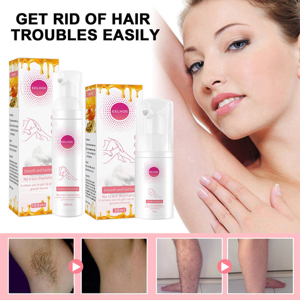 30ml 100ml Hair Removal Spray Depilatory Armpit Hair And Legs Hair Foam Mousse And Removal Is Gentle Hair Cream Spray Non-irritating Hanzuva