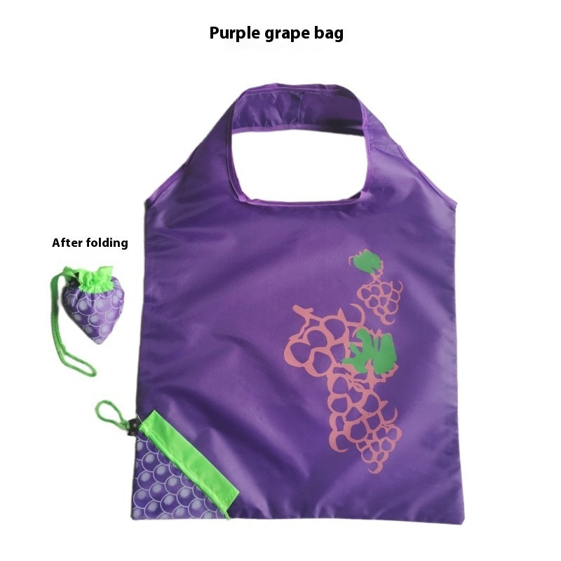 Portable Strawberry Folding Shopping Bag