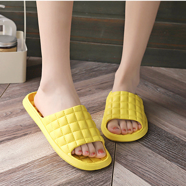 Couple Summer Slippers Bathroom Non-Slip Home Shoes Men And Women Hanzuva