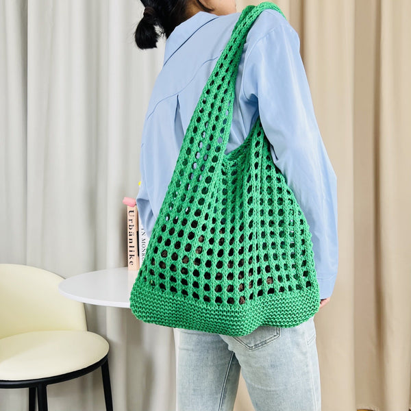 Tote Beach Knitted Hollow Bag Hanzuva