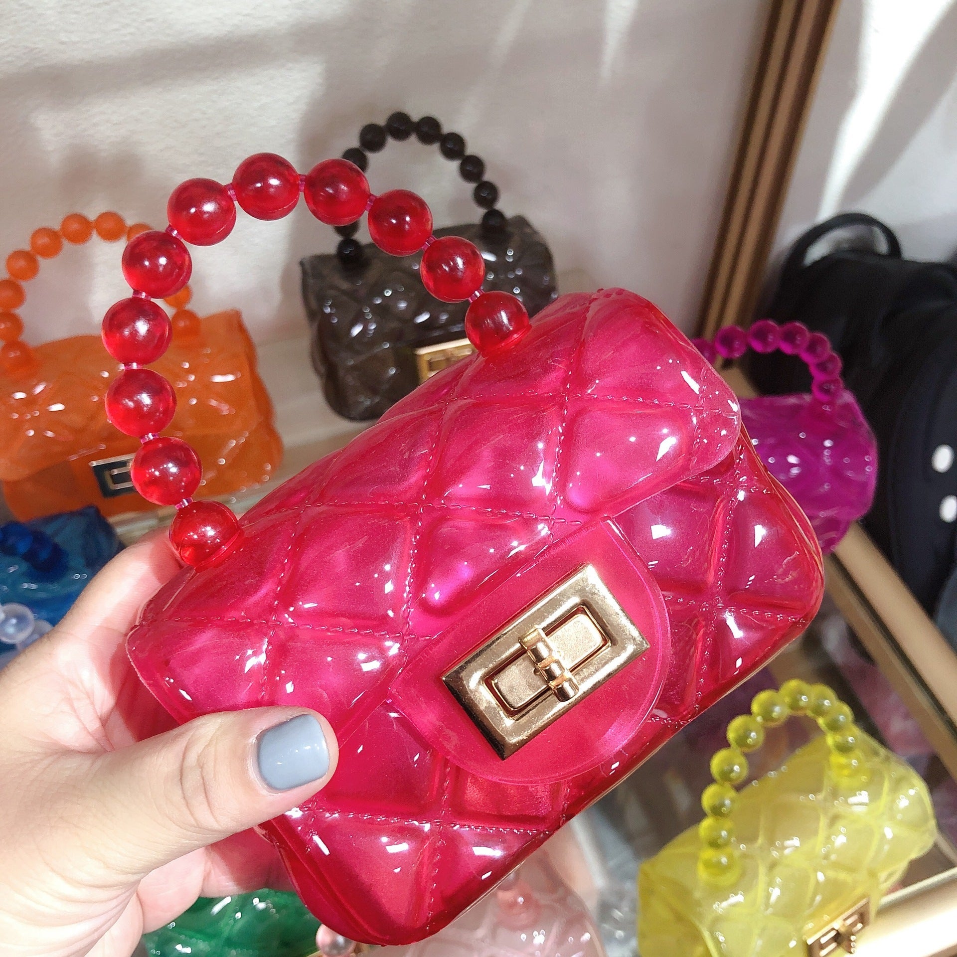 All-match Diamond Chain Transparent Jelly Pack