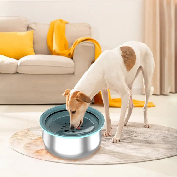 Stainless Steel Large Capacity Pet Water Bowl Hanzuva