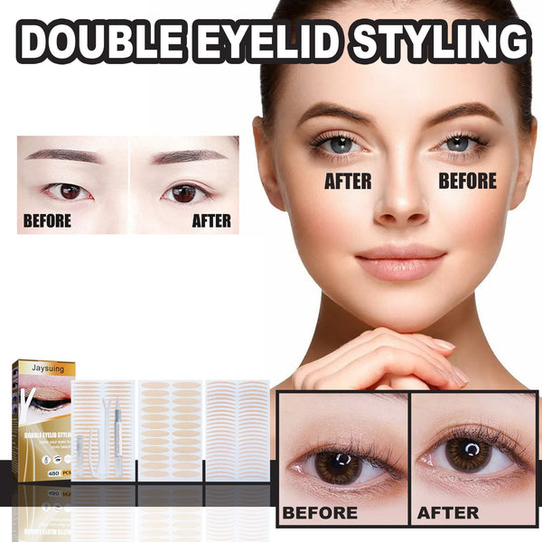 Long-lasting Natural Invisible Invisible Double Eyelid Sticker Hanzuva